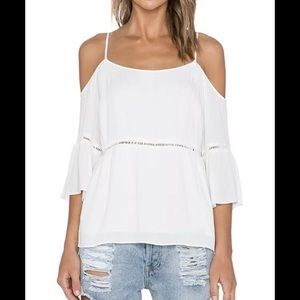 1. State Peasant Top in Cloud cold shoulder S